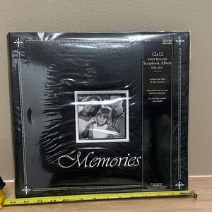 Black Scrapbook Album